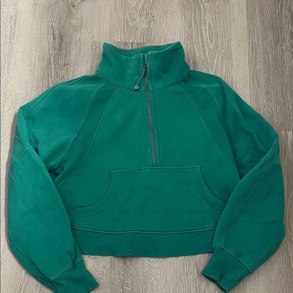 Lululemon Scuba Cropped Quarter Zip